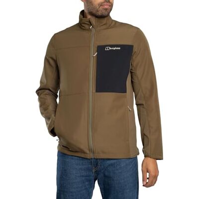 Berghaus Ghlas 3.0 Veste Softshel pour homme, aboie/noir de jais, XL Berghaus Ghlas 3.0 Veste Softshel pour homme, aboie/noir de jais, XL