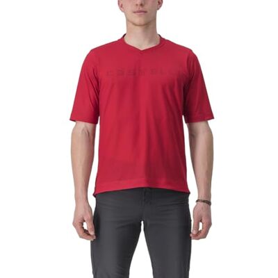 CASTELLI T-shirt pour homme, Rouge (Dark Red), S CASTELLI T-shirt pour homme, Rouge (Dark Red), S