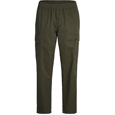 JACK & JONES Pantalon de jogging Bill Snap Cargo pour homme, Colophane, XL JACK & JONES Pantalon de jogging Bill Snap Cargo pour homme, Colophane, XL