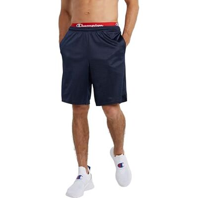 Champion Short classique en maille pour homme, Bleu marine/407Q88, XS Champion Short classique en maille pour homme, Bleu marine/407Q88, XS