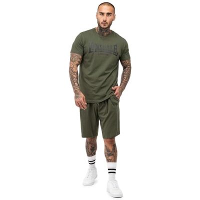 Lonsdale Moy Survêtement pour homme, Olive/Noir, L Lonsdale Moy Survêtement pour homme, Olive/Noir, L