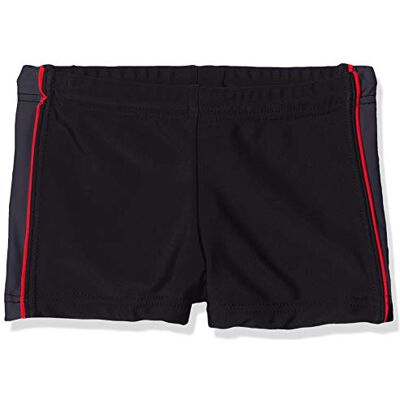 Haute pression Maillot de Bain Garçon, Noir/Gris/Rouge, 10 ans Haute pression Maillot de Bain Garçon, Noir/Gris/Rouge, 10 ans