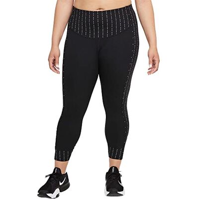 NIKE W NK One LX DF Icnclsh Mr 7/8 Leggings Sport Femme NIKE W NK One LX DF Icnclsh Mr 7/8 Leggings Sport Femme