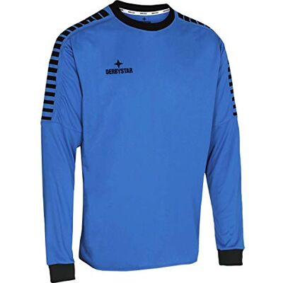 Derbystar Hyper Maillot de gardien de but, unisexe, bleu pétrole, noir, taille XL Derbystar Hyper Maillot de gardien de but, unisexe, bleu pétrole, noir, taille XL