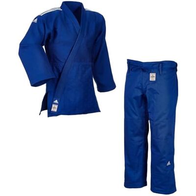 adidas Champion II IJF Judo GI Bleu, Bleu, 195 cm adidas Champion II IJF Judo GI Bleu, Bleu, 195 cm