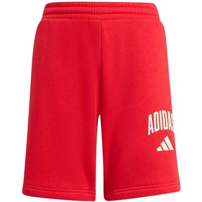adidas unisex barn SEASONALS COLLEGIATE TYPOGRAPHY SHORT, pure ruby/off white, 13-14 Years adidas unisex barn SEASONALS COLLEGIATE TYPOGRAPHY SHORT, pure ruby/off white, 13-14 Years