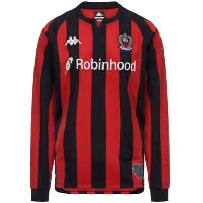 Kappa Maillot Manches Longues Domicile 26/27 OGC Nice Kappa Maillot Manches Longues Domicile 26/27 OGC Nice