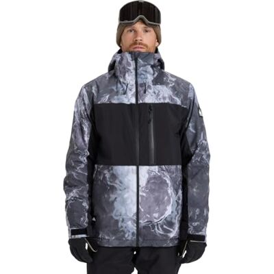 Quiksilver Veste de Snow Sycamore Printed Jacket Noir L Quiksilver Veste de Snow Sycamore Printed Jacket Noir L