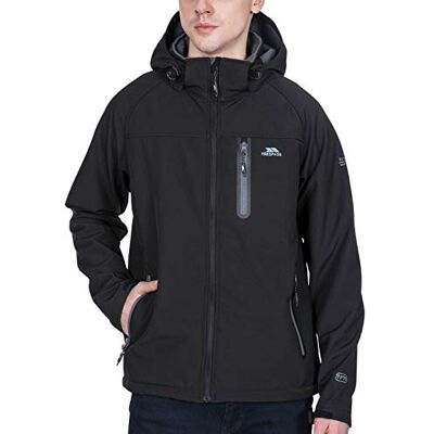 Trespass Accelerator Vestes Coupe-Pluie Homme, Noir, FR (Taille Fabricant : XL) Trespass Accelerator Vestes Coupe-Pluie Homme, Noir, FR (Taille Fabricant : XL)