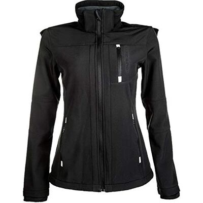 HKM 5273 Veste softshell de sport, pour femme et fille, noir, XXL HKM 5273 Veste softshell de sport, pour femme et fille, noir, XXL