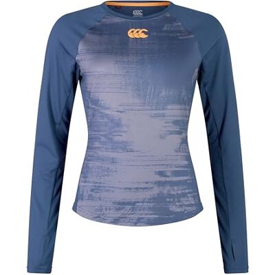 Canterbury T-shirt Vapodri Graphic Superlight à manches longues pour garçon, bleu marine, 14 ans Canterbury T-shirt Vapodri Graphic Superlight à manches longues pour garçon, bleu marine, 14 ans