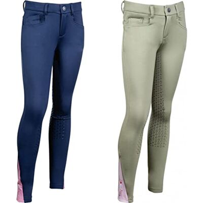 HKM Horse Spirit Pantalon Mixte Enfant, Bleu Foncé, 12 ans HKM Horse Spirit Pantalon Mixte Enfant, Bleu Foncé, 12 ans
