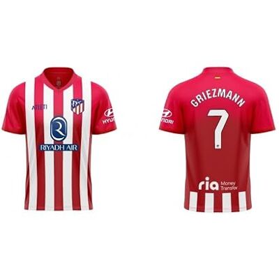 Generic Atm Official Home Jersey 23-24 Junior Griezmann 8 T-shirt unisexe pour adulte Generic Atm Official Home Jersey 23-24 Junior Griezmann 8 T-shirt unisexe pour adulte