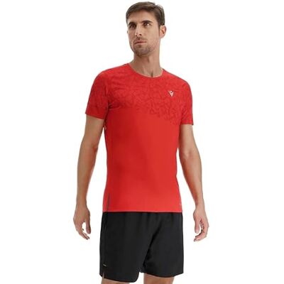 MACRON Run Prime Billy Rouge S - T-Shirt MACRON Run Prime Billy Rouge S - T-Shirt