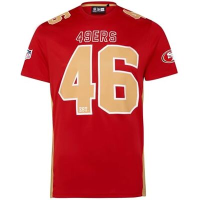New Era NFL T-shirt américain avec logo de l'équipe de football américain New Era NFL T-shirt américain avec logo de l'équipe de football américain