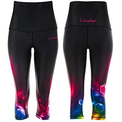 WINSHAPE Damen Functional Power Shape 3/4-tights Leggings Anti-rutsch "High Waist" Hwl202, Cosmic, Slim Style Fitness Freizeit Sport Yoga Workout Legging 3/4 Femme WINSHAPE Damen Functional Power Shape 3/4-tights Leggings Anti-rutsch "High Waist" Hwl202, Cosmic, Slim Style Fitness Freizeit Sport Yoga Workout Legging 3/4 Femme