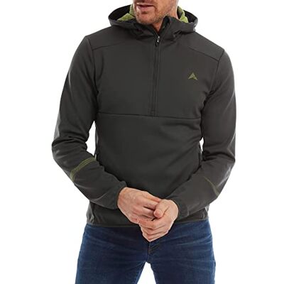 Altura Grid Softshell Demi Zip Homme, Gris (Carbon)/Vert (Olive), S Altura Grid Softshell Demi Zip Homme, Gris (Carbon)/Vert (Olive), S