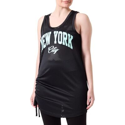 Champion Legacy American Summer W-Relaxed S/L Poly-Mesh Débardeur Femme, Noir, S Champion Legacy American Summer W-Relaxed S/L Poly-Mesh Débardeur Femme, Noir, S