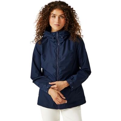Regatta Women's Navassa Waterproof Jacket Manteau de pluie à capuche Navassa pour femme Femme Regatta Women's Navassa Waterproof Jacket Manteau de pluie à capuche Navassa pour femme Femme