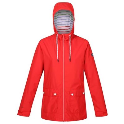 Regatta Women's Bayletta Waterproof Jacket Bayletta Manteau de pluie à capuche zippé pour femme Femme Regatta Women's Bayletta Waterproof Jacket Bayletta Manteau de pluie à capuche zippé pour femme Femme