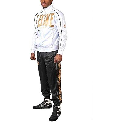 Survêtement Logo Blanc/Noir LEONE1947 - Vêtements de sport Survêtement Logo Blanc/Noir LEONE1947 - Vêtements de sport