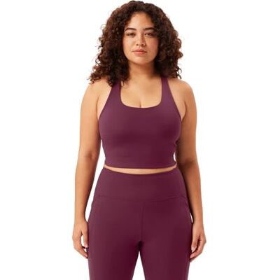 Soutien-gorge de sport Girlfriend Collective Paloma - Prune - Taille L Soutien-gorge de sport Girlfriend Collective Paloma - Prune - Taille L