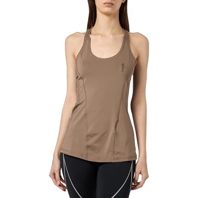 Champion Athletic Club W-Quick-Dry Slim Tank Débardeur Femme, Gris boue, L Champion Athletic Club W-Quick-Dry Slim Tank Débardeur Femme, Gris boue, L