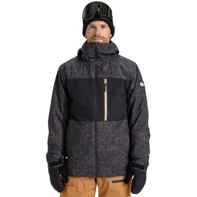 Quiksilver Veste de Snow Sycamore Printed Jacket Noir M Quiksilver Veste de Snow Sycamore Printed Jacket Noir M