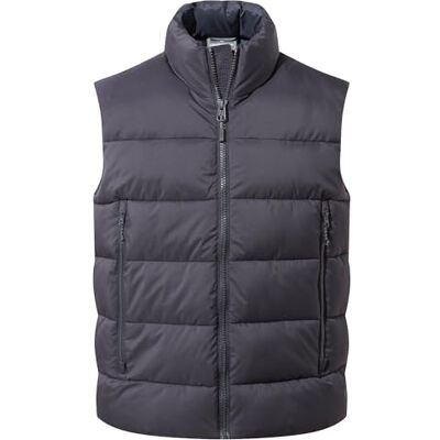 Craghoppers Gilet d'hiver rembourré pour homme avec fermeture éclair intégrale, coupe-vent et imperméable, body chaud isolant, parfait pour l'extérieur, la randonnée, le trekking et le camping., Bleu Craghoppers Gilet d'hiver rembourré pour homme avec fermeture éclair intégrale, coupe-vent et imperméable, body chaud isolant, parfait pour l'extérieur, la randonnée, le trekking et le camping., Bleu