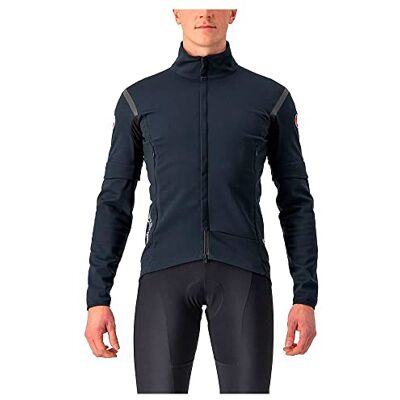 CASTELLI Veste Homme, Light Black/Black Reflex, XS CASTELLI Veste Homme, Light Black/Black Reflex, XS