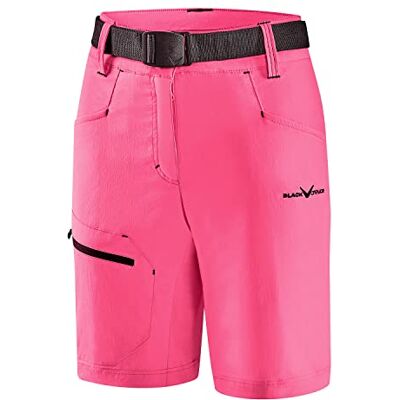 Black Crevice Short de trekking pour femme I Short de randonnée court I Short d'extérieur pour femme I Imperméable et séchage rapide I Short de randonnée résistant et respirant avec poches, Rose/bleu Black Crevice Short de trekking pour femme I Short de randonnée court I Short d'extérieur pour femme I Imperméable et séchage rapide I Short de randonnée résistant et respirant avec poches, Rose/bleu