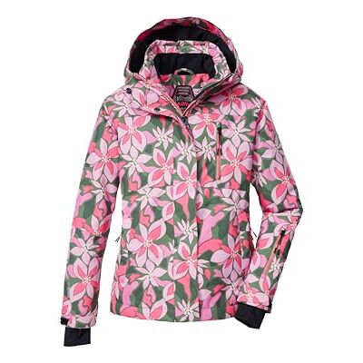 Killtec 43598-000 KSW 211 GRLS SKI JCKT Veste de ski fonctionnelle avec capuche et jupe pare-neige pour fille Couleur sage AOP 176 Killtec 43598-000 KSW 211 GRLS SKI JCKT Veste de ski fonctionnelle avec capuche et jupe pare-neige pour fille Couleur sage AOP 176