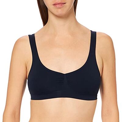 Trigema Bustier femme en polyamide/élasthanne, bleu marine, XXL Trigema Bustier femme en polyamide/élasthanne, bleu marine, XXL