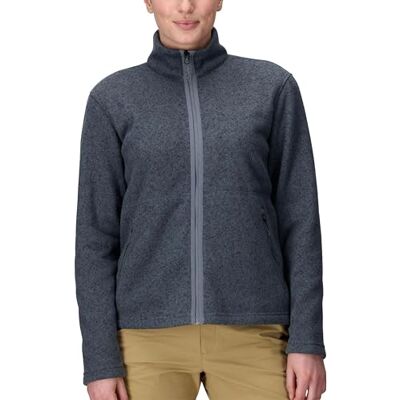 MARMOT Veste Drop Line pour femme, veste polaire chaude, fermeture éclair intégrale, respirante, résistante au vent, pliable, optimale pour la randonnée et le ski, acier onyx chiné, taille L MARMOT Veste Drop Line pour femme, veste polaire chaude, fermeture éclair intégrale, respirante, résistante au vent, pliable, optimale pour la randonnée et le ski, acier onyx chiné, taille L