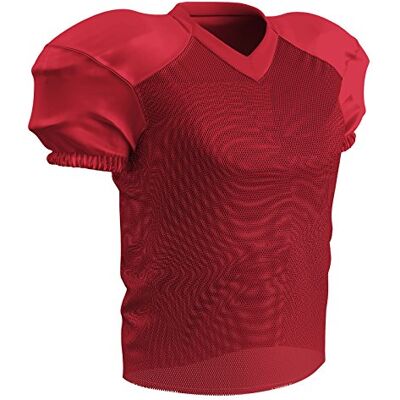 Champro Time Out Maillot de football d'entraînement en polyester Rouge écarlate Champro Time Out Maillot de football d'entraînement en polyester Rouge écarlate