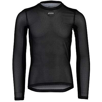 POC Maillot Essential Layer LS, Homme, Noir Uranium, X-Large POC Maillot Essential Layer LS, Homme, Noir Uranium, X-Large