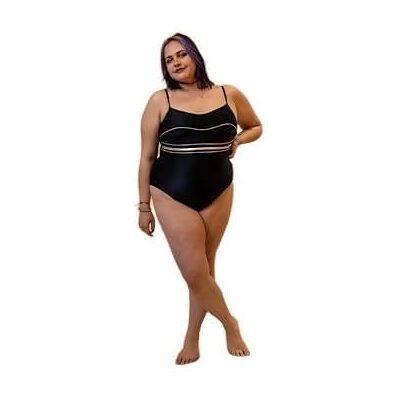 Haute pression Maillot de Bain Une pièce Femme, Noir, 42-48 Haute pression Maillot de Bain Une pièce Femme, Noir, 42-48