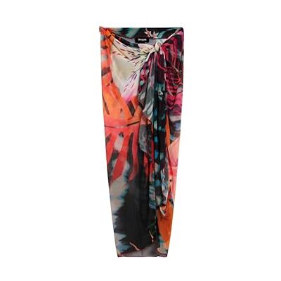 Desigual Cache-maillot de bain tutu pour femme, finitions matérielles, taille unique Desigual Cache-maillot de bain tutu pour femme, finitions matérielles, taille unique