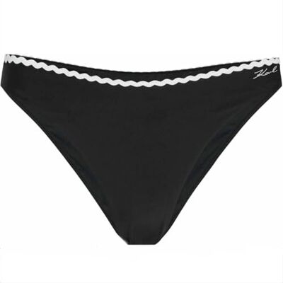 KARL LAGERFELD , Women's, Signature Scallop Cheeky Bas de bikini Femme (lot de 1) KARL LAGERFELD , Women's, Signature Scallop Cheeky Bas de bikini Femme (lot de 1)
