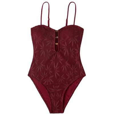 Uqezagpa Maillot de bain moderne pour femme avec découpes et bretelles spaghetti réglables pour la plage, la piscine, les vacances Uqezagpa Maillot de bain moderne pour femme avec découpes et bretelles spaghetti réglables pour la plage, la piscine, les vacances