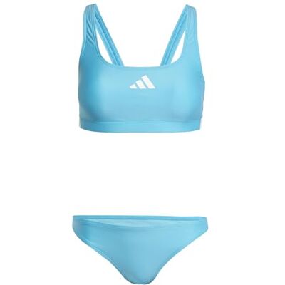 adidas Femme 3 STRIPES V-BACK BIKINI, Lucid Cyan/White, 28 adidas Femme 3 STRIPES V-BACK BIKINI, Lucid Cyan/White, 28