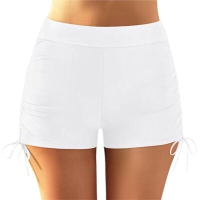 WSQHAO Maillot de Bain Plage pour Femmes, Slip Bikini Taille Haute, Short de Grande Taille pour Plage et Piscine WSQHAO Maillot de Bain Plage pour Femmes, Slip Bikini Taille Haute, Short de Grande Taille pour Plage et Piscine