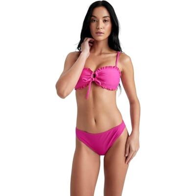 DeFacto Bas de bikini pour femme, Rose, XS DeFacto Bas de bikini pour femme, Rose, XS