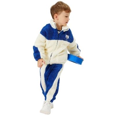 Koton Shearling Sweatshirt High Neck Zipper Closure Applique Detail Color Block Maillot de survêtement Garçon Koton Shearling Sweatshirt High Neck Zipper Closure Applique Detail Color Block Maillot de survêtement Garçon