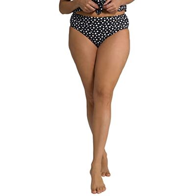 Ulla Popken Bikinislip, Punkte, Vorderfutter Bikinis Femme, Black Beauty (Ersatzfarbe), 58 Grande taille Ulla Popken Bikinislip, Punkte, Vorderfutter Bikinis Femme, Black Beauty (Ersatzfarbe), 58 Grande taille