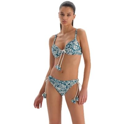 Dagi Haut de bikini triangle tendance pour femme, Vert écru, 44 Dagi Haut de bikini triangle tendance pour femme, Vert écru, 44
