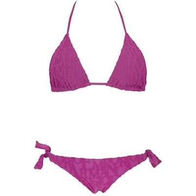 Giorgio Armani Bikini triangle avec logo 3D pour femme Violet S, Bouganville 3d Ea Lo, S Giorgio Armani Bikini triangle avec logo 3D pour femme Violet S, Bouganville 3d Ea Lo, S