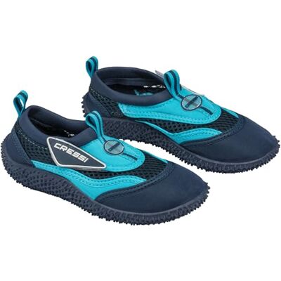 CRESSI Coral Jr Chaussures de bain pour enfant pour piscine et plage Multicolore (bleu/bleu clair), 32 EU CRESSI Coral Jr Chaussures de bain pour enfant pour piscine et plage Multicolore (bleu/bleu clair), 32 EU