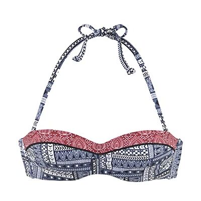 s.Oliver RED LABEL Beachwear LM Cocina Bikini Femme, Blau-rot Bedruckt, 38 A s.Oliver RED LABEL Beachwear LM Cocina Bikini Femme, Blau-rot Bedruckt, 38 A