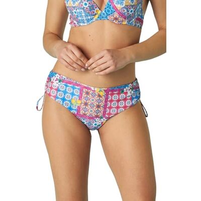 Lovable Bikini Slip à Cordon RCS Recycled Femme, Imprimé faïence citrons, XL Lovable Bikini Slip à Cordon RCS Recycled Femme, Imprimé faïence citrons, XL